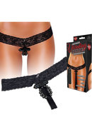 Hustler Toys Crotchless Panty Vibe With Pleasure Beads...
