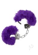 Ultra Fluffy Furry Cuffs - Purple