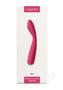 Svakom Iris Silicone G-spot Rechargeable Vibrator - Plum Red/silver